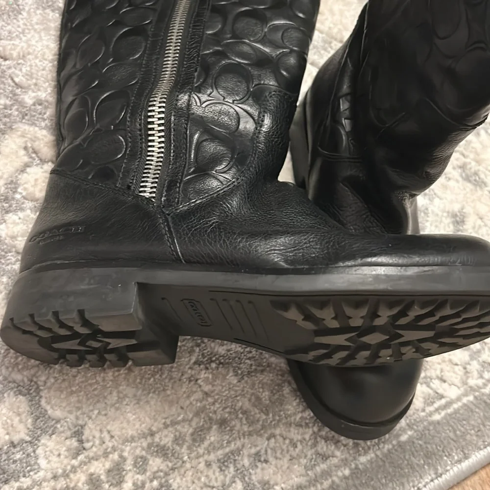 Coach Valentine Leather Boots - Picture 2 of 7